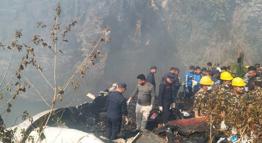 पोखरा विमान दुर्घटनामा पर्वतका १० जनाको ज्यान गएको पुष्टि