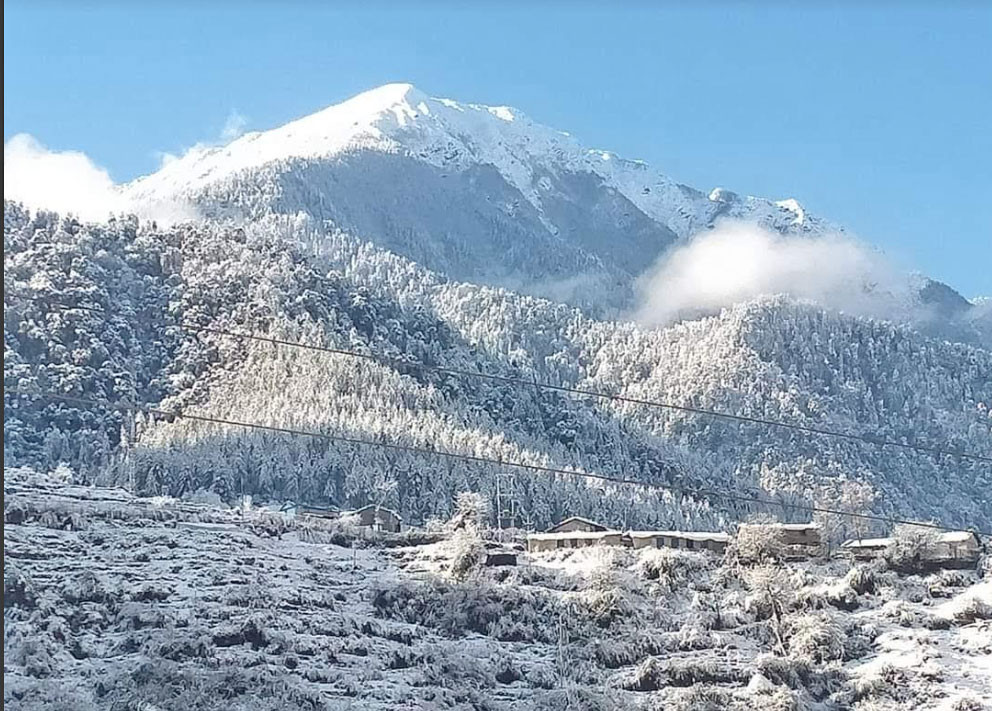 आज तीन प्रदेशको उच्च पहाडी तथा हिमाली क्षेत्रमा हिमपातको सम्भावना
