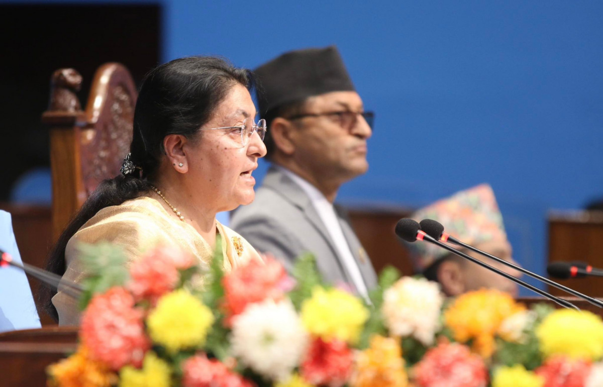 यस्तो छ संघीय संसद्को संयुक्त बैठकमा राष्ट्रपतिले गरेको सम्बोधन (पूर्णपाठ)