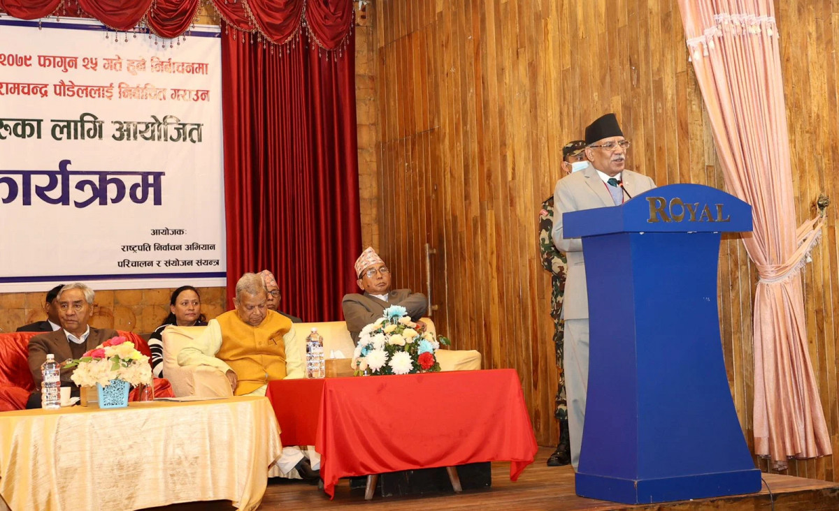 ओलीले संसद् विघटन ठिक थियो भनेपछि नयाँ विकल्प सोच्न बाध्य बनायो : प्रधानमन्त्री प्रचण्ड