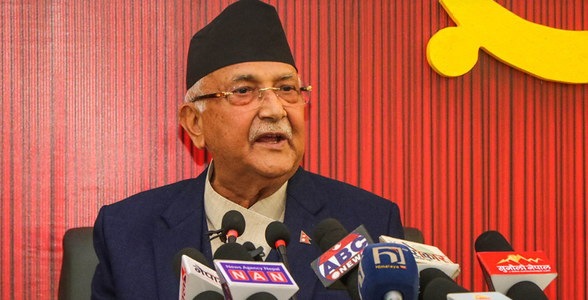 ऐँझेरु प्रचण्डलाई पनि कम्युनिष्ट पार्टीले नै जन्माएको हो : ओली