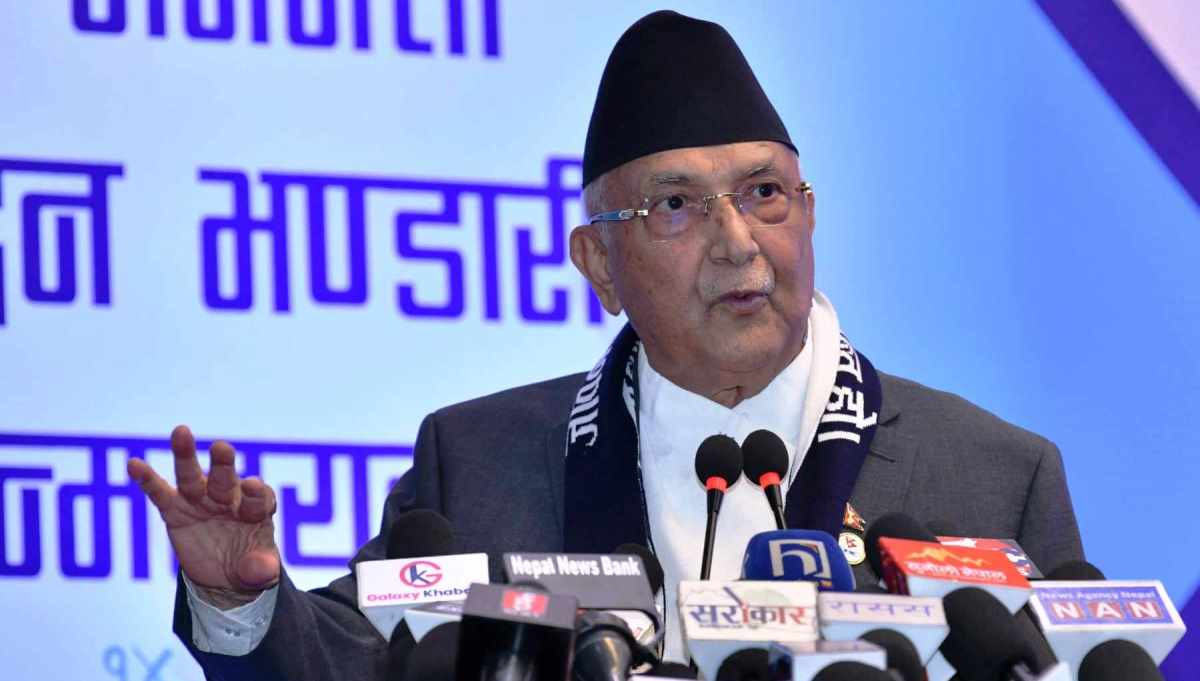 कोशी प्रदेशको नामकरणबाट पार्टी पछि हट्दैन : ओली