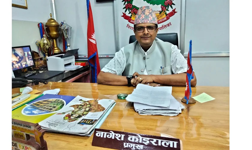 विराटनगरका मेयर कोइरालाको जोड- जनप्रतिनिधिको स्पिडमा साथ दिनु कर्मचारीहरूको कर्तव्य हो 