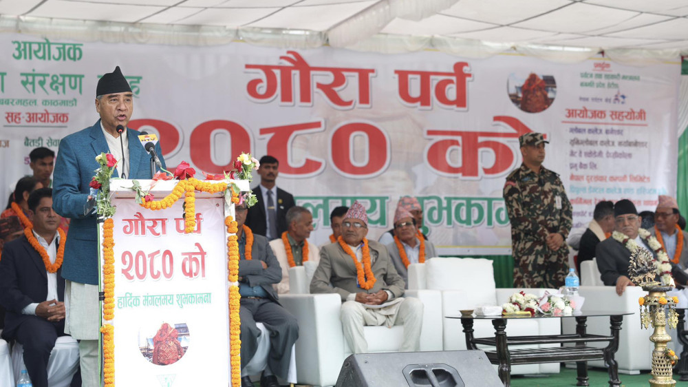 देउडा र गौरा पर्व विदेशसम्म पनि फैलिएको छ : देउवा