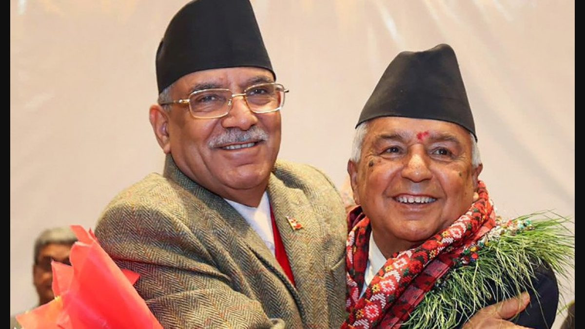 राष्ट्रपति पौडेल र प्रधानमन्त्री प्रचण्डबीच भेटवार्ता