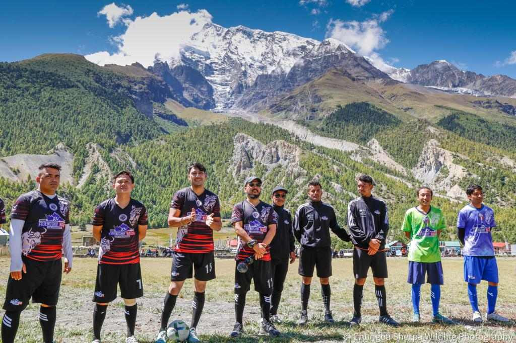 पर्यटन प्रवर्द्धनका लागि मनाङको हाइअल्टिच्युडमा मैत्रीपूर्ण फुटबल सम्पन्न
