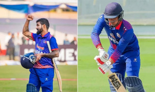 रोयल ब्लूले विश्व कीर्तिमानी क्रिकेटर दीपेन्द्र र कुशललाई जनही २ लाख  पुरस्कार दिने