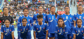 एसियाली खेलकुद : महिला फुटबलमा नेपाल र बंगलादेशबीच बराबरी