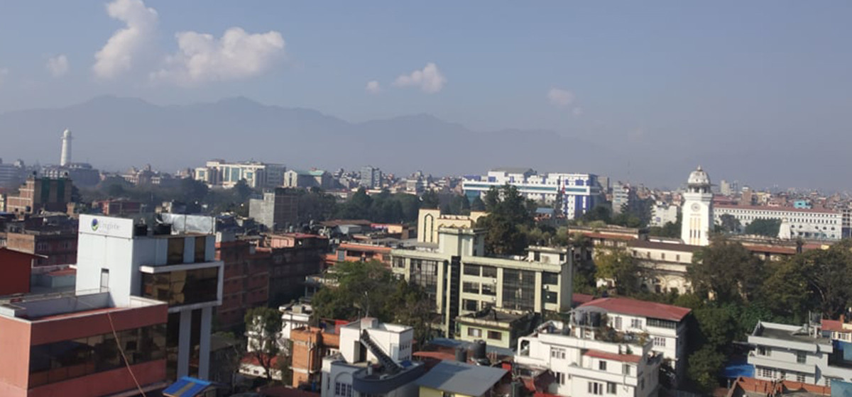 काठमाडौंमा आज दिउँसो पानी पर्ने सम्भावना