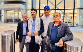 एनआरएनए अध्यक्षका उम्मेदवार आरके शर्मा ४० देश घुमेर काठमाडौँमा