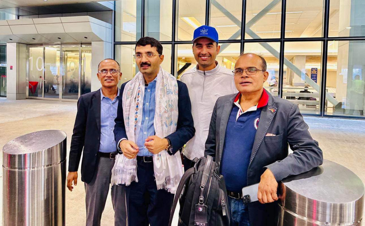 एनआरएनए अध्यक्षका उम्मेदवार आरके शर्मा ४० देश घुमेर काठमाडौँमा