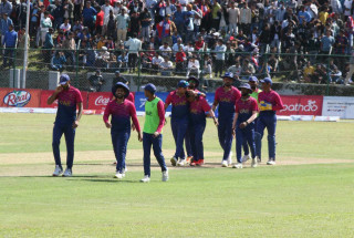 अन्ततः फाइनलमा चुक्यो नेपाल,यूएईले जित्यो त्रिदेशीय टी–२० शृंखलाको उपाधि