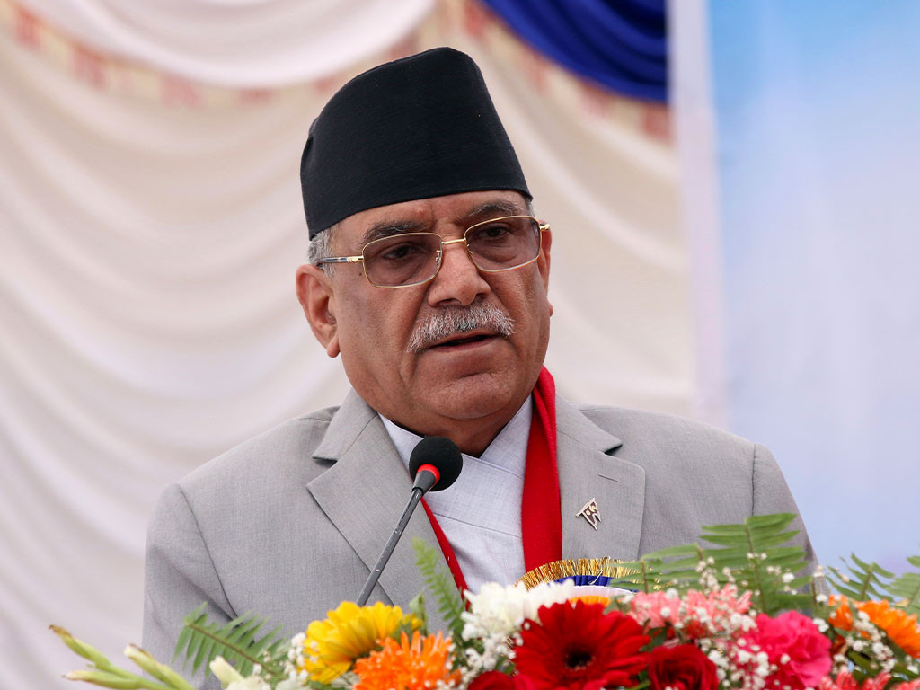 प्रधानमन्त्री प्रचण्डले राष्ट्रका नाममा सम्बोधन गर्दै