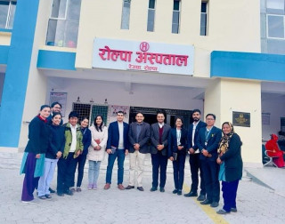 रोल्पा अस्पतालमा अहिलेसम्मकै धेरै सुधार, डा. ज्ञवालीको नेतृत्वमा अस्पतालले पायो ८५ स्कोर