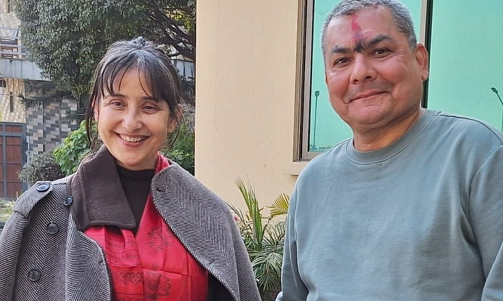 मनिषासँगको भेटले दुर्गा प्रसाईं उत्साहित