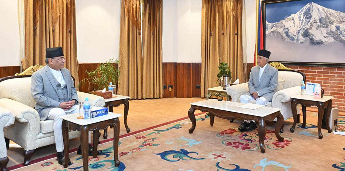 नयाँ मन्त्रिमण्डल गठनबारे प्रधानमन्त्रीले राष्ट्रपतिलाई दिए जानकारी, शीतल निवास तयारी अवस्थामा