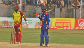 नेपालका अनिलकुमार साहले बनाए अर्धशतक