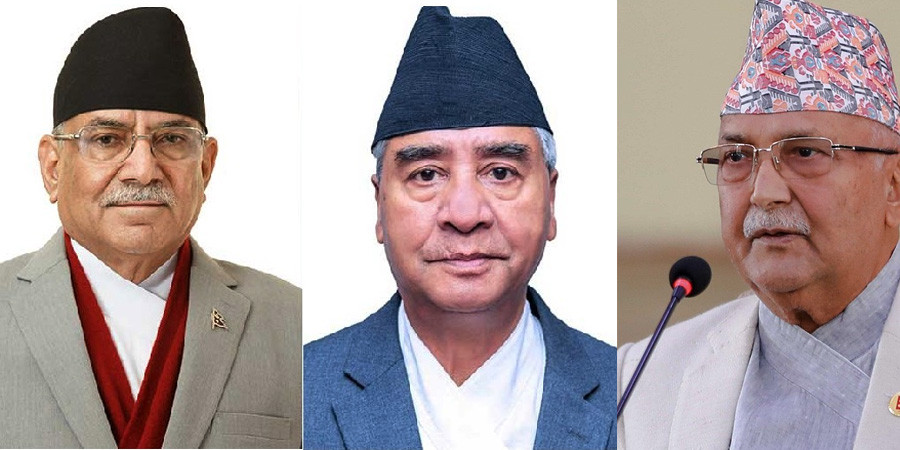 टीओआर टुंग्याउन प्रमुख राजनीतिक दलका शीर्ष नेताहरू छलफल गर्दै