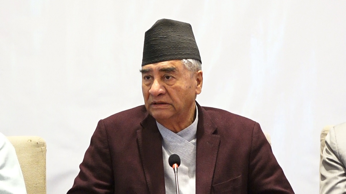सरकार अन्य पार्टीले गरेको आलोचनाबाट डराउनु हुन्न : देउवा