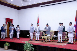 नवनियुक्त तीन जना प्रदेश प्रमुखले लिए पद तथा गोपनीयताको शपथ