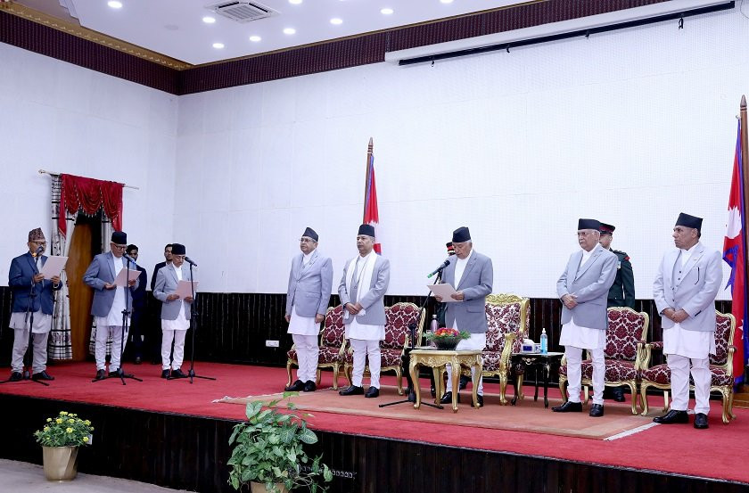 नवनियुक्त तीन जना प्रदेश प्रमुखले लिए पद तथा गोपनीयताको शपथ