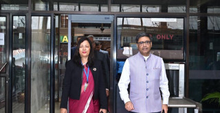 भारतीय विदेश सचिव विक्रम मिश्री काठमाडौं आइपुगे