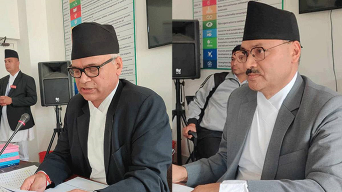 सर्वोच्चको न्यायाधीशमा नृपध्वज निरौला र नित्यानन्द पाण्डेय नियुक्त