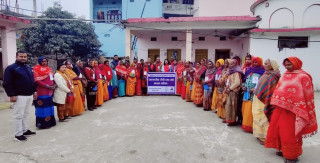 निर्धन संस्थाद्वारा धनुषाधाममा व्यवसायिक भैंसी तथा गाई पालन तालिम प्रदान