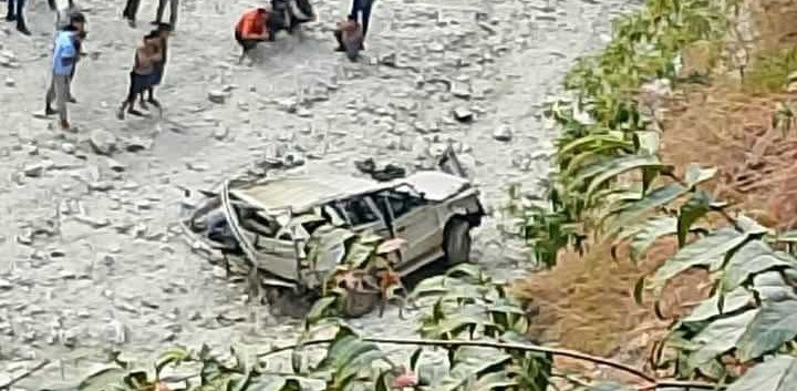 ओखलढुङ्गामा सुमो दुर्घटनाः तीनजनाको मृत्यु