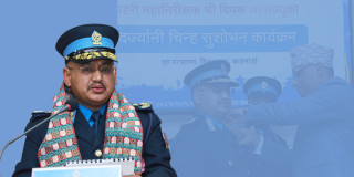 नवनियुक्त आईजीपी थापालाई दर्ज्यानी चिह्न प्रदान