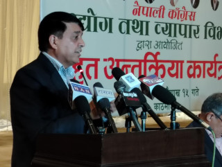 बजेटका सन्दर्भमा उद्योग वाणिज्य महासंघको कांग्रेसलाई सुझाव
