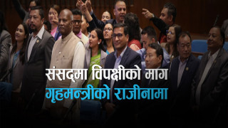 पेचीलो बन्दै भिजिट भिसा प्रकरण,गृहमन्त्रीप्रति सत्ता र प्रतिपक्षीको आआफ्नै अडान, सदन निरन्तर प्रभावित (खासबखर)