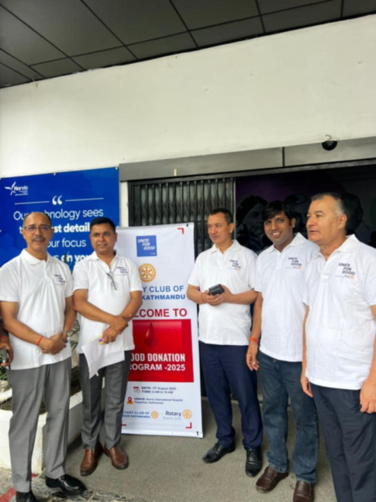 नेपाल जेसिजका पूर्व अध्यक्ष पोखरेलको नेतृत्वमा काठमाडौँमा रोटरी क्लब गठन, पहिलो कार्यक्रम रक्तदान