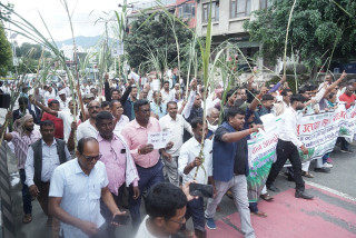 उखु किसान फेरी सडकमा,अनुदान कटौती नगर्न र वक्यौता भुक्तानी गर्न माग, सरकार विचौलियासँग मिलेको आरोप (खासखबर)