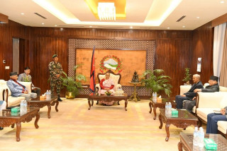 निर्वाचनका लागी उच्चस्तरीय राजनीतिक संवादमा सरकार, दलसँग कार्यदलको परामर्शपछी शीर्ष नेतासँग प्रधानमन्त्रीको वार्ता (खासखबर)