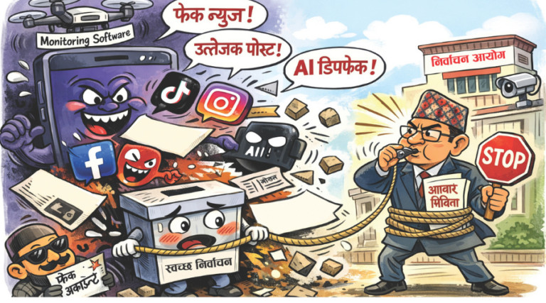 निर्वाचन आचारसंहिता अनुगमनमा आयोगको सक्रियता, सामाजिक सञ्जालमाथी विषेश निगरानी, सरोकारवाला पक्षको पनि चासो (खासखबर)